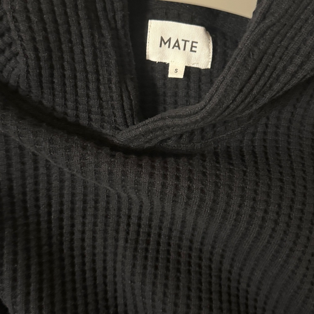 Mate the label organic waffle relaxed hoodie - Picture 4 of 5